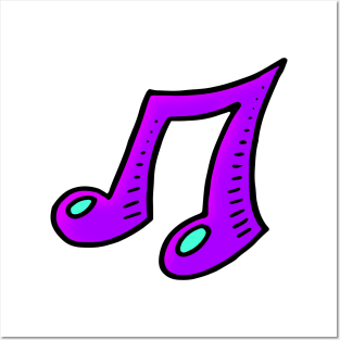 Music Note Doodle Art Posters and Art